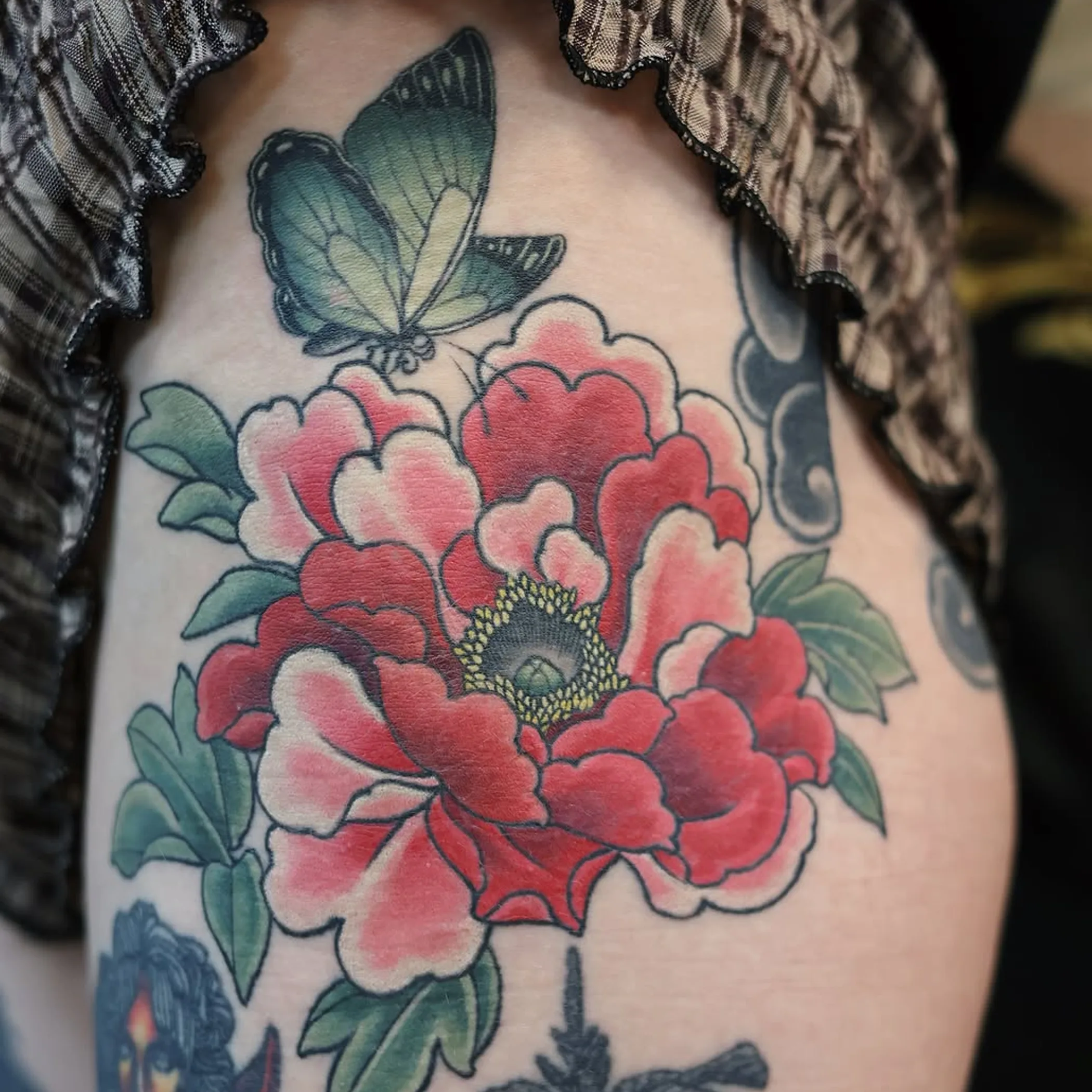 cosmetic tattoo on skin