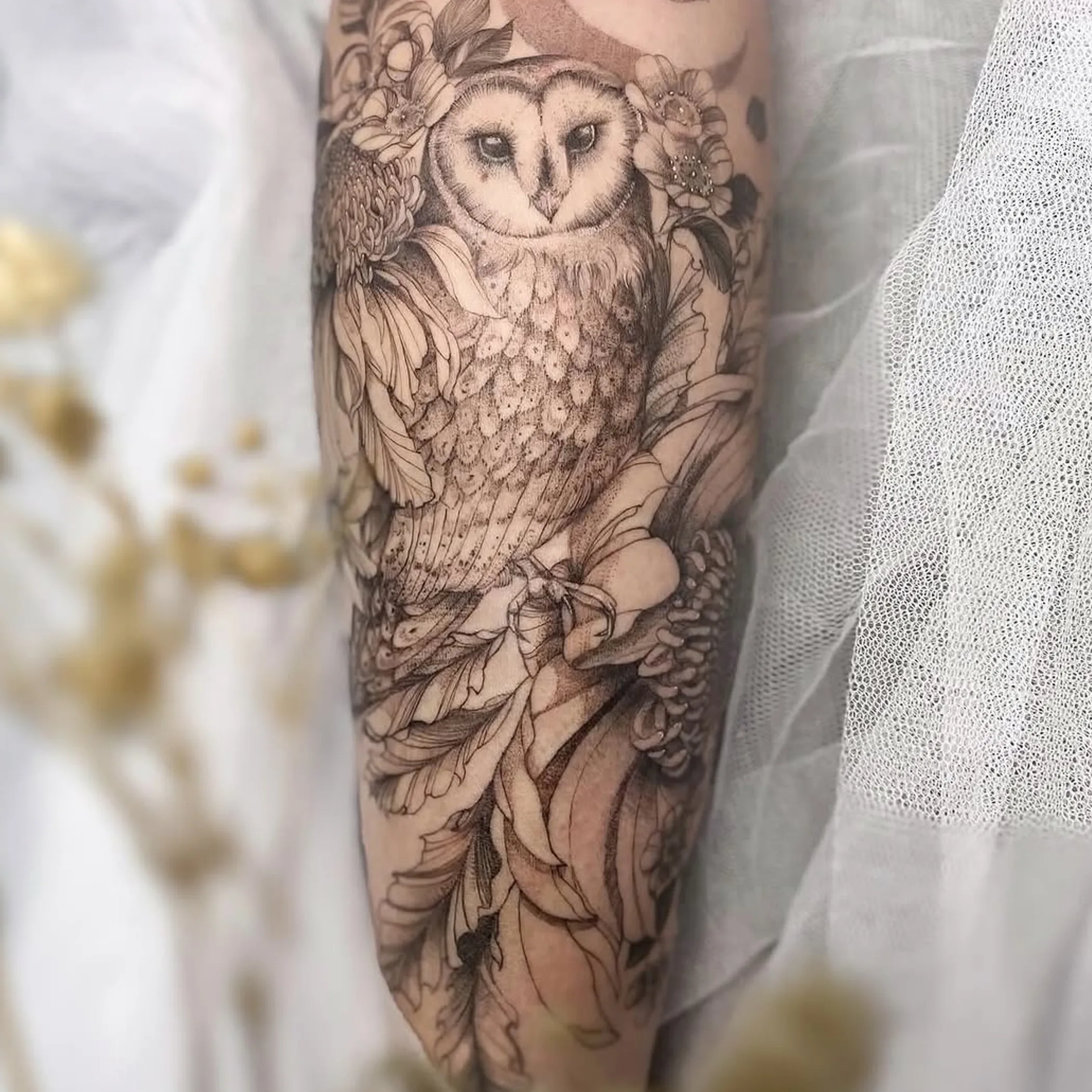 cosmetic tattoo on skin
